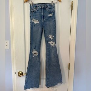 American Eagle Super Hi-Rise Flare Jeans